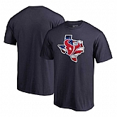 Houston Texans NFL Pro Line by Fanatics Branded Banner State T-Shirt Navy,baseball caps,new era cap wholesale,wholesale hats